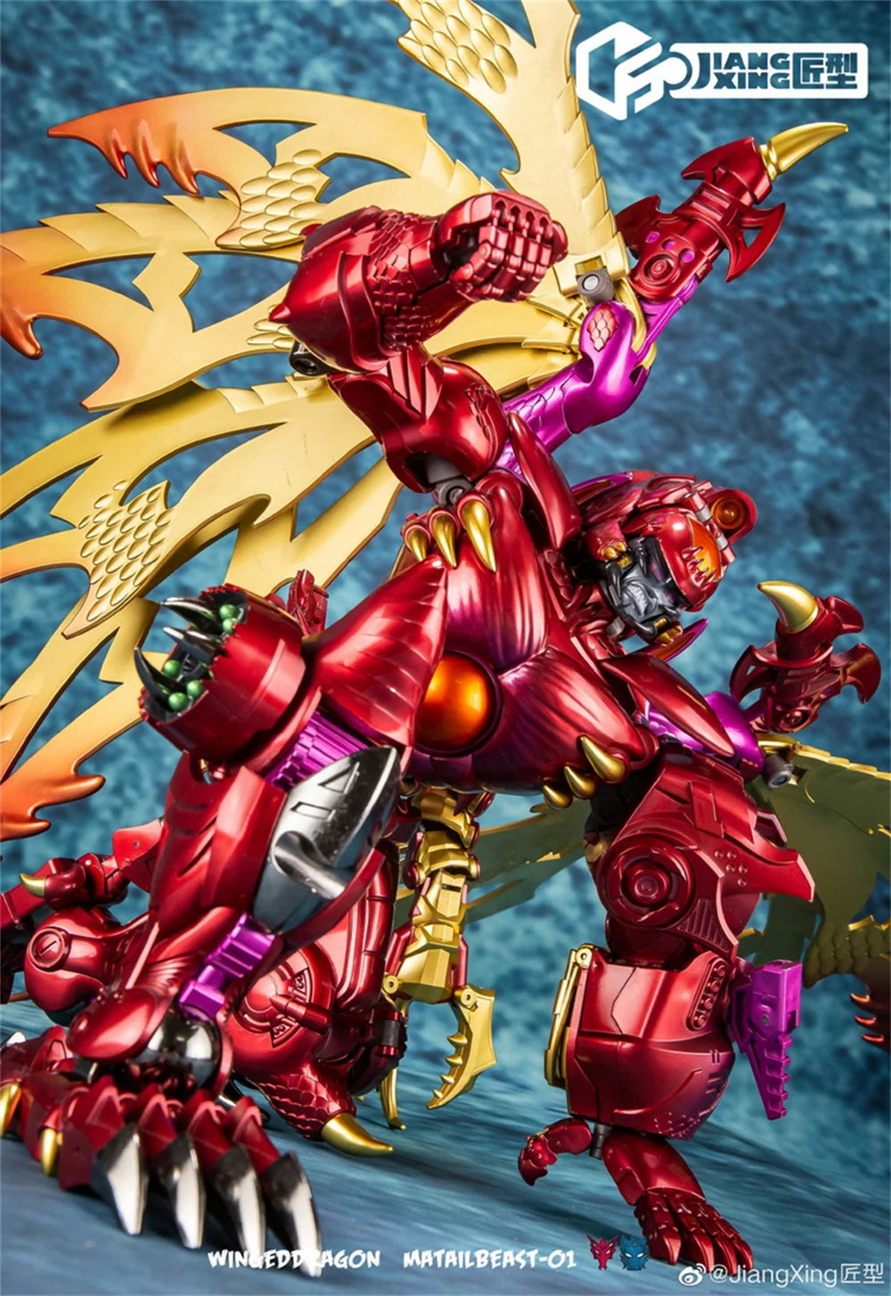 JiangXing Robot JX-MB-01 ColdDragon BW Dragon Figure