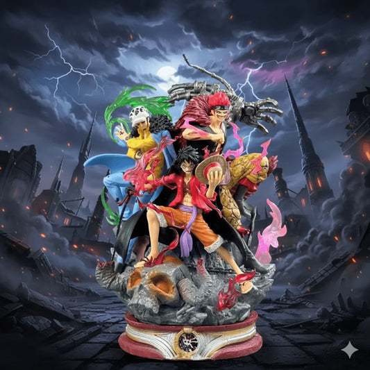 One Piece Ghost Island Battle Supernova Captains Statue